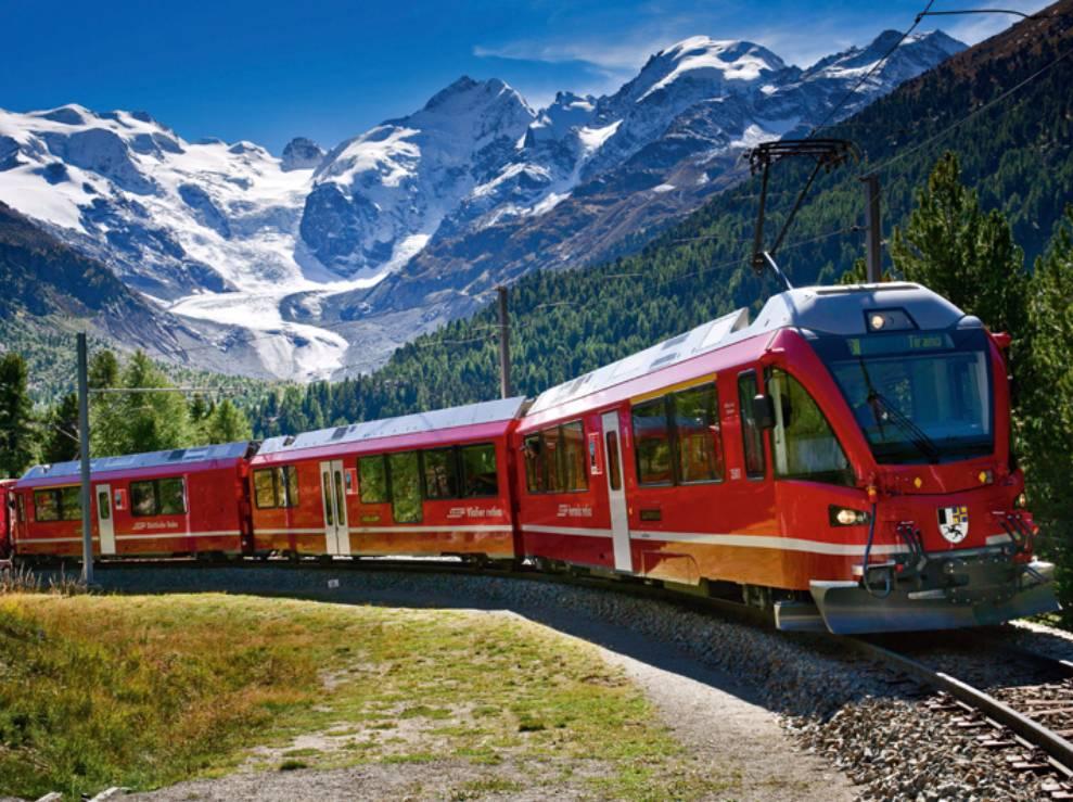 Lago di Como, Bernina Express e Saint Moritz